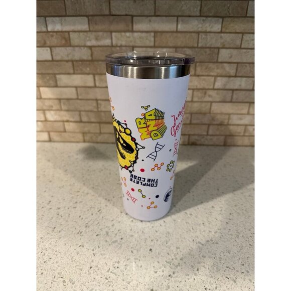 Universal Studios Exclusive Jurassic World Mr DNA Stainless Steel Tumbler - Picture 3 of 4